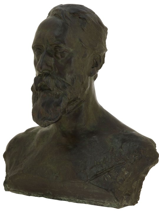 El escultor Julien Dillens
