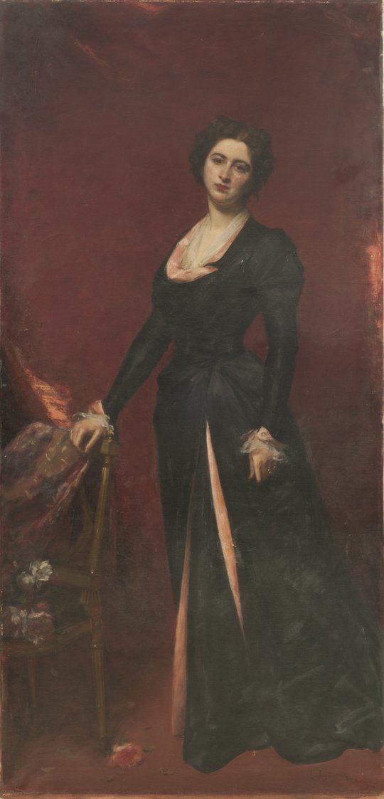(Retrato de María del Carmen Reyna y Roballos de Fernández Blanco), Retrato de María Reyna de Fernández Blanco