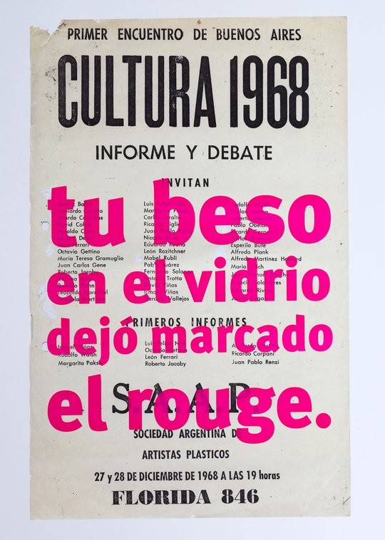 Serie 1968: el culo te abrocho