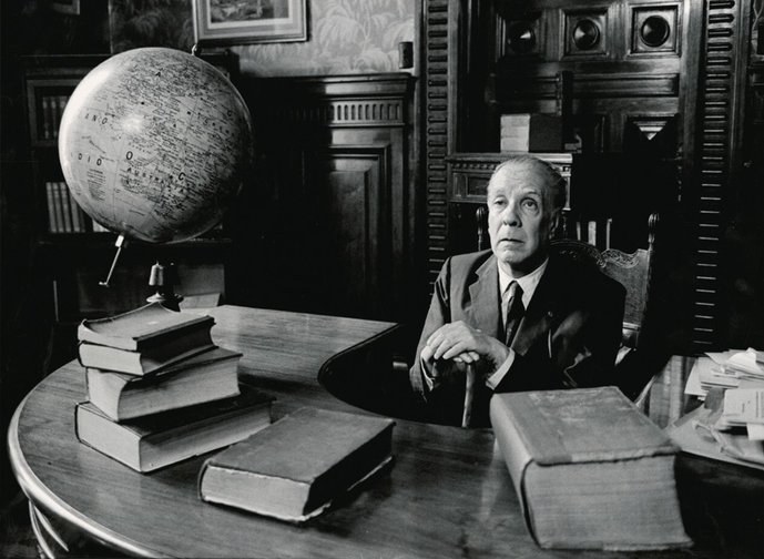Jorge Luis Borges en la Biblioteca Nacional Jorge Luis Borges en la Biblioteca Nacional