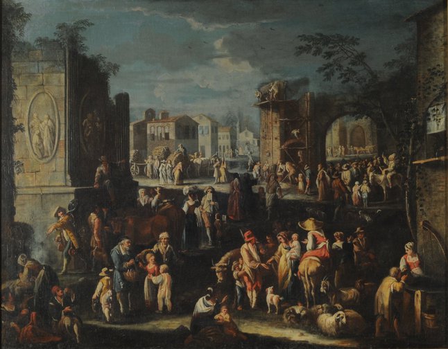 Ferias italianas. (Tit. Ant.: Costumbres genovesas del año 1652)