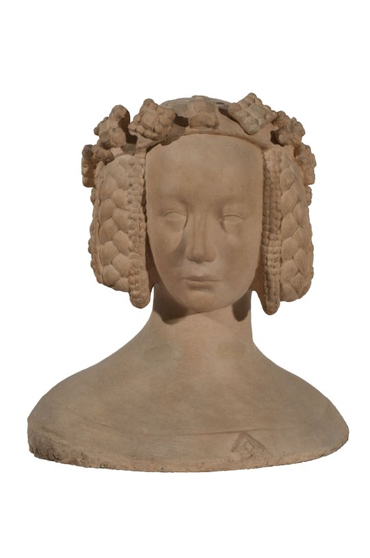 Juana D'Armagnac [según obra en el museo del Louvre]