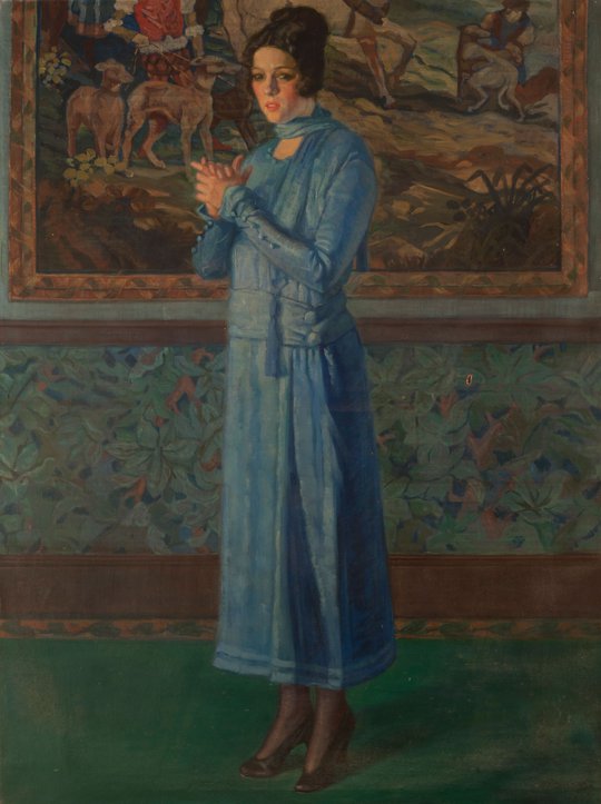 La femme en bleu (La mujer de azul)
