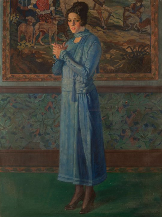 La femme en bleu (La mujer de azul)