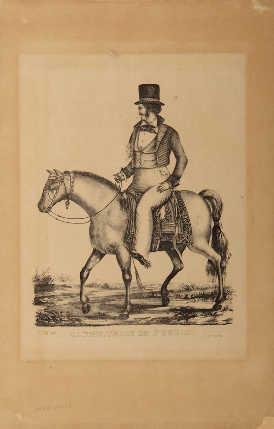 Gaucho, traje de pueblo