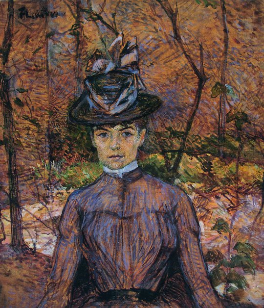 Portrait de Suzanne Valadon (Madame Suzanne Valadon, artiste peintre) (Retrato de Suzanne Valadon, pintora)