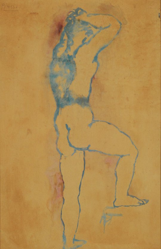 Femme nue de dos