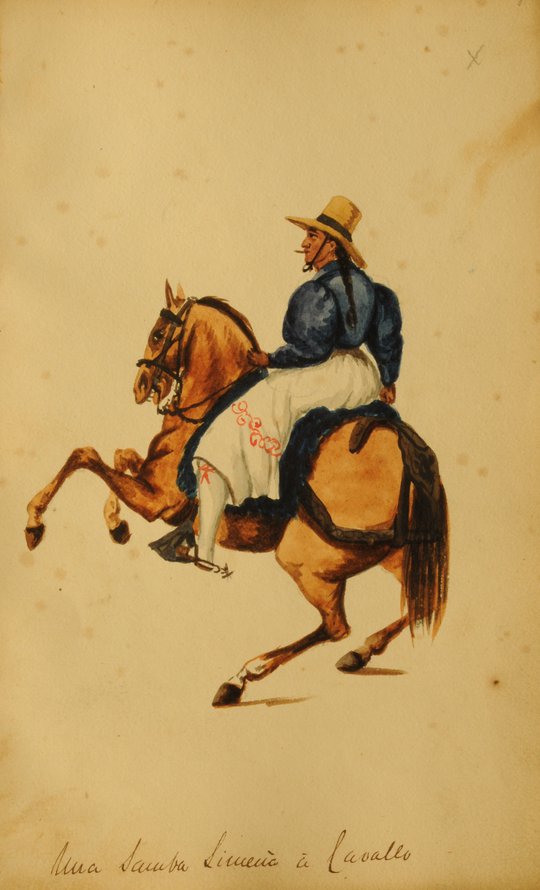 Una samba limeña a cavallo