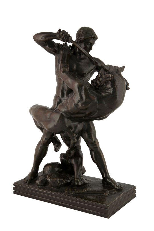 Thésée combattant le minotaure (Teseo combatiendo al Minotauro)