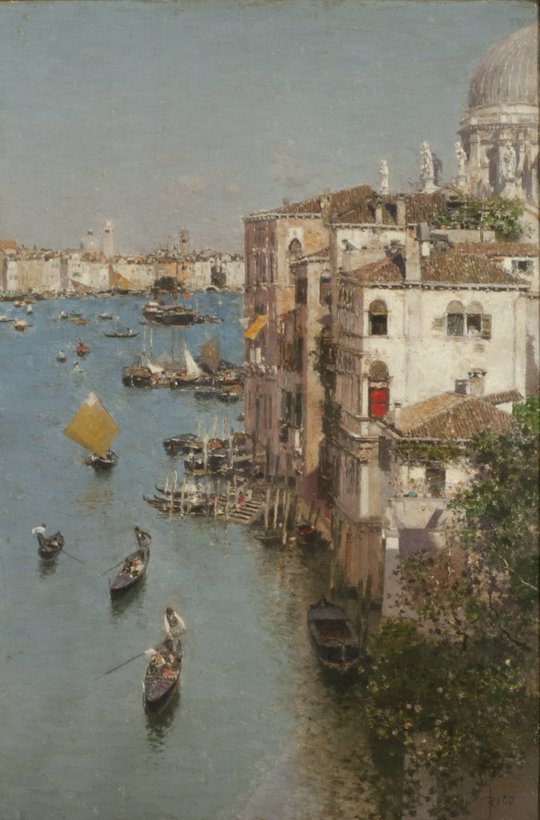 Santa María della Salute de Venecia  (Canal Grande y la Iglesia de Santa María della Salute de Venecia)