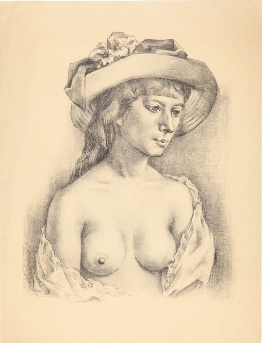 Medio cuerpo de mujer semidesnuda Medio cuerpo de mujer semidesnuda