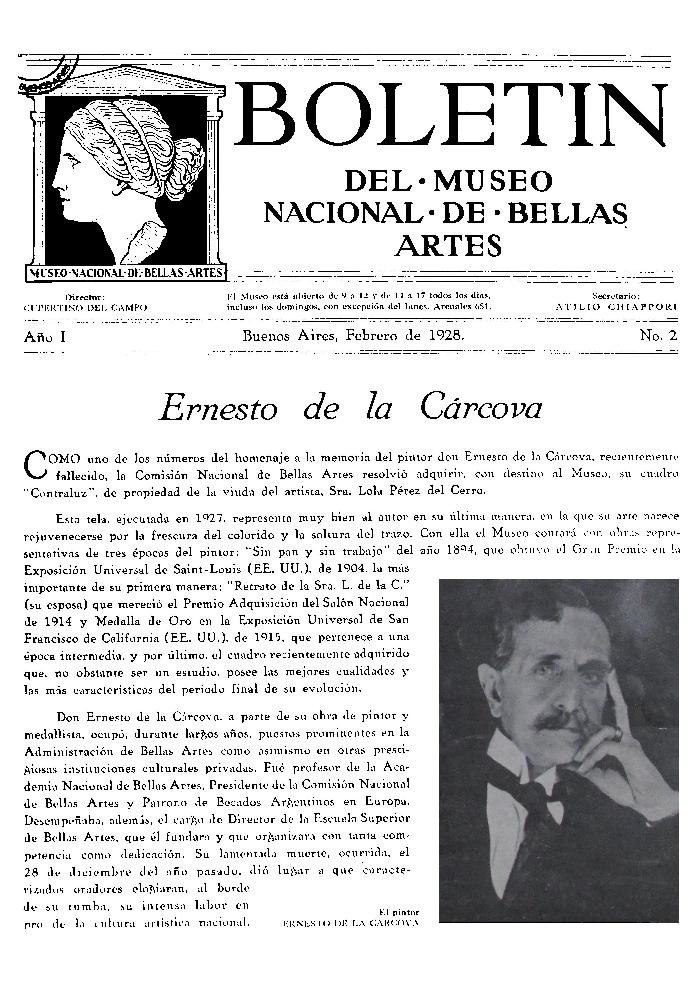Boletín de Museo Nacional de Bellas Artes N 2